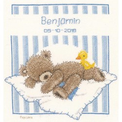 Broderie naissance Popcorn Popcorn La naissance