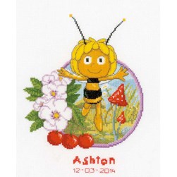 kit Point de croix Vervaco Le bonheur de Maya l'abeille