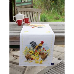 Le coq et sa famille