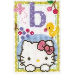 kit Point de croix Vervaco Le B de Kitty