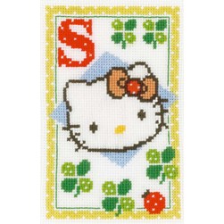 kit Point de croix Vervaco Le S de Kitty