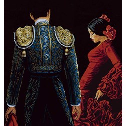 kit Point de croix Lanarte Dance de passion