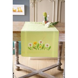 kit Chemin de Table - Broderie Traditionnelle Vervaco Le cycle du pisselit