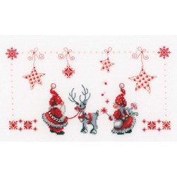 kit Point de croix Vervaco Les lutins de la nuit de noël