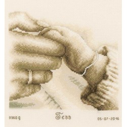 Broderie naissance Vervaco Tendresse de naissance