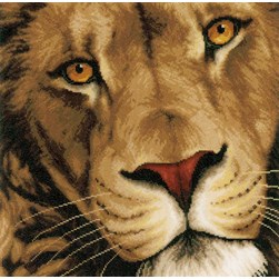 kit Point de croix Lanarte Roi des animaux