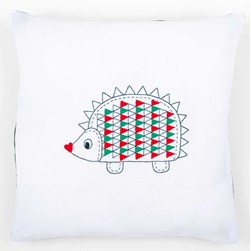 Coussin broderie Traditionnelle Vervaco Hérisson stylé