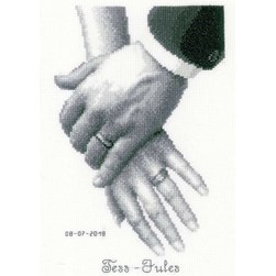 Broderie Mariage Vervaco Union d'alliances