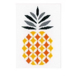 kit Point de croix Vervaco Ananas aux losanges