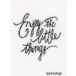 kit Point de croix Vervaco Profiter de peu