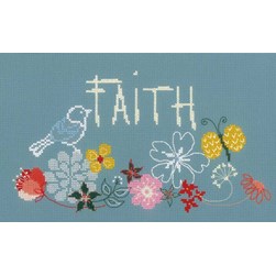 kit Point de croix Vervaco L'espoir floral