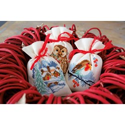 Sachets senteur à broder Vervaco Hiver Noel - Lot 3