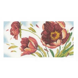 kit Point de croix Lanarte Un vent floral