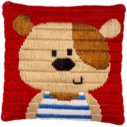 Coussin Point Lancé Vervaco Ourson marin