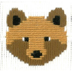 Kit Canevas Point Lancé La Maison Victor Ourson tranquile