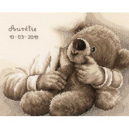Broderie naissance Vervaco Mon grand nounours