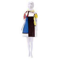 DressYourDoll Patron DRESS YOUR DOLL Twiggy Mondriaan