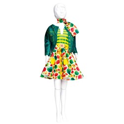 DressYourDoll Patron DRESS YOUR DOLL Lucie pois vert