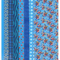 DressYourDoll Set Tissu DRESS YOUR DOLL Bleus variations