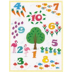 kit Point de croix Vervaco L'arbre à compter