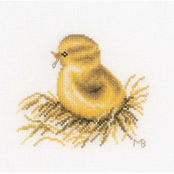 kit Point de croix Lanarte Miam maim petit poussin