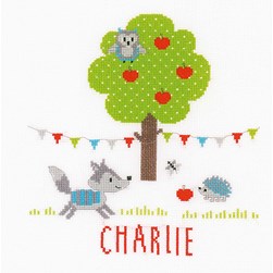 Broderie naissance Vervaco Pommier d'amour