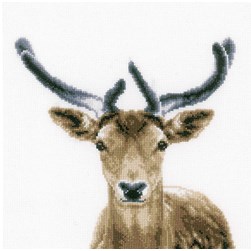 kit Point de croix Vervaco Les bois du jeune cerf