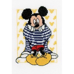 kit Point de croix Vervaco Le pull de Mickey