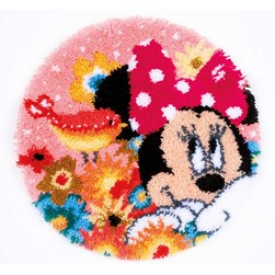 Tapis Point Noué Vervaco Minnie et l'oiseau