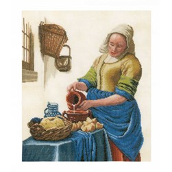 kit Point de croix Lanarte La tradition de la laitière