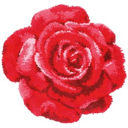 Tapis Point Noué Vervaco Une rose à cueillir