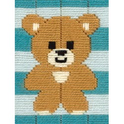 Kit Canevas Point Lancé Vervaco Joyeux ourson
