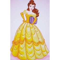 Broderie diamant Vervaco La robe de Belle Disney