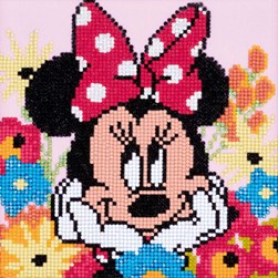 Broderie diamant Vervaco Minnie dans ses pensées