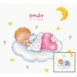 Broderie naissance Vervaco L'ange du nuage