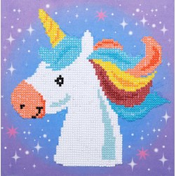 Broderie diamant Vervaco Licorne étoilée