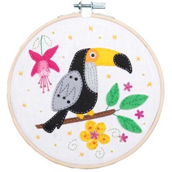 Kit feutrine Vervaco Kit feutrine toucan dans l'arbre