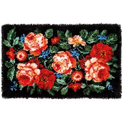 Tapis Point Noué Vervaco Roses majestiques