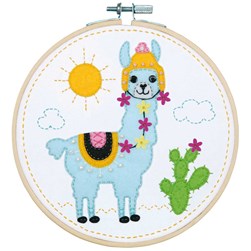 Kit feutrine Vervaco Kit feutrine lama du Pérou