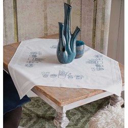kit Nappe - Broderie Traditionnelle Vervaco Petites plantes d'intérieur