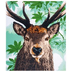 Broderie diamant Lanarte Cerf maître de la fôret