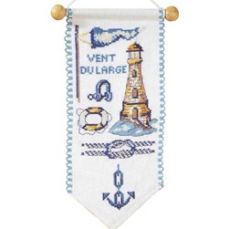 Bannière à broder Princesse Bannière le vent du large