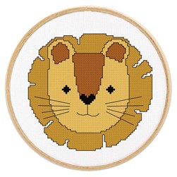 kit Point de croix Princesse La crinière du lion rigolo