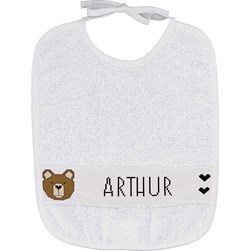 kit Supports à broder bébé Princesse L'ours rigolo