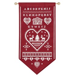 Bannière à broder Princesse Bannière ABC de l'hiver
