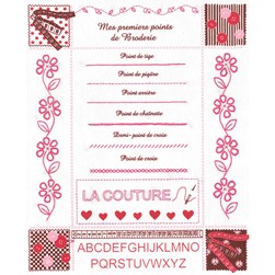 Kit broderie Traditionnelle Princesse Les premiers points de broderie