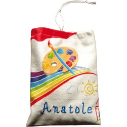 Sac à goûter à broder Princesse Ma palette de peinture