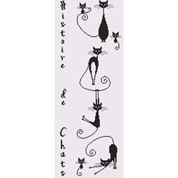 kit Point de croix Princesse Une histoire de chats