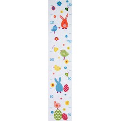 Toise à broder Princesse Lapins et poussins en couleur