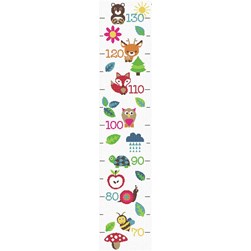 Toise à broder Princesse Animaux de la forêt colorés